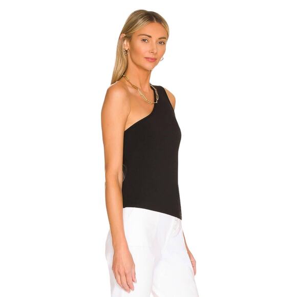 *SOLD* NWT! Bobi Los Angeles One Shoulder Shirred Top - Size Small - Picture 2 of 9